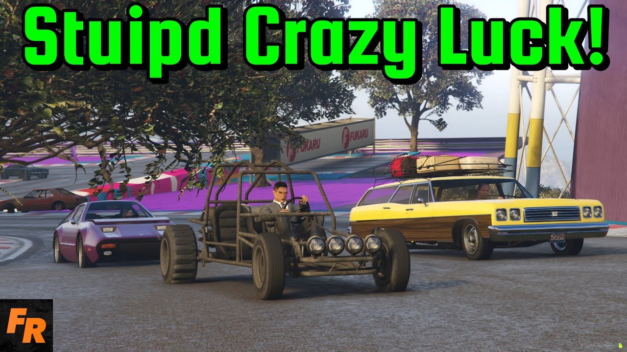 Stupid, Crazy Luck For a Gta 5 Racing Race!
