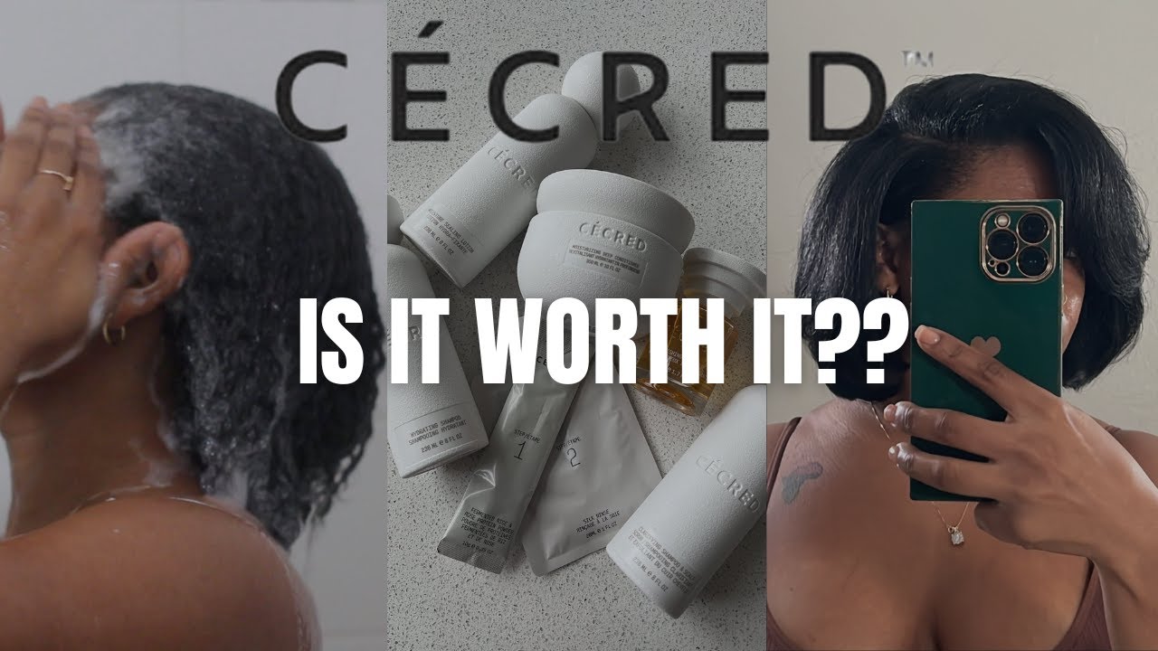 CECRED Haircare Review On My Type 4 Natural Hair! | Silk Press + Review