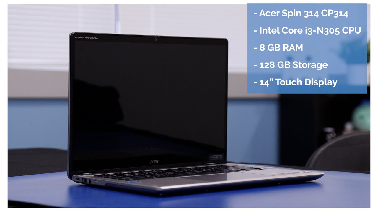 Распаковка Chromebook Acer Spin 314