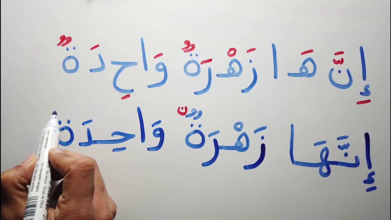 تعليم القراءة و الكتابة كون كلمة من الحروف  Word building Learn Arabic
