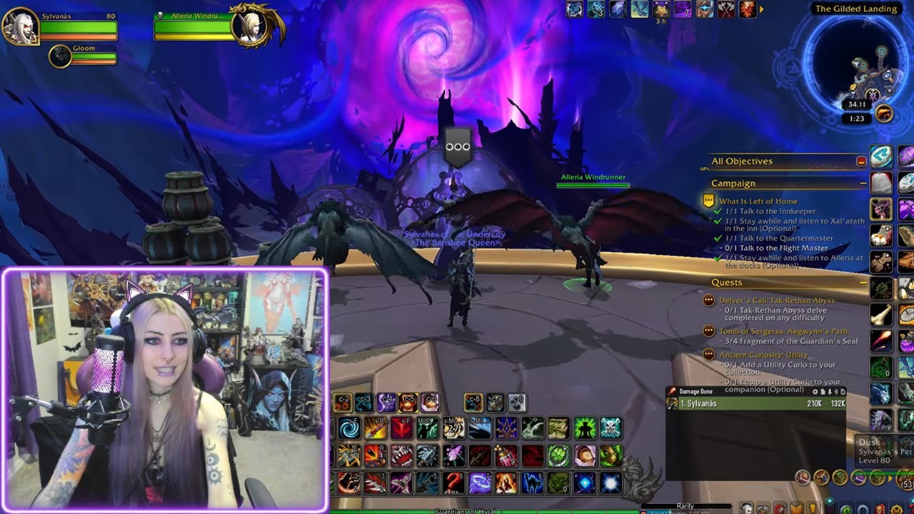 Ladysurvival Plays Ghosts of K&rsquo;aresh 💜🌙 WoW 11.2 Campaign Questline! (Full Playthrough + Cinematics)