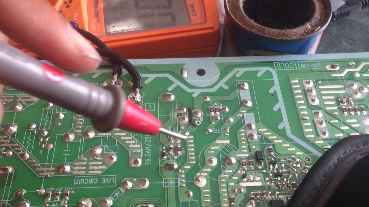 reparar tv sanyo m. dp42740 no enciende y sin stanby