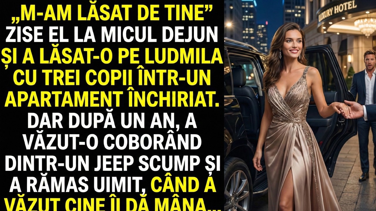 El a lăsat-o fără niciun ban într-un apartament închiriat, iar după un an implora iertare. Dar...
