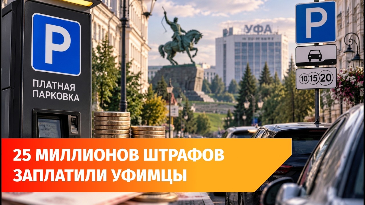 Платные парковки принесли 100 миллионов в бюджет Уфы