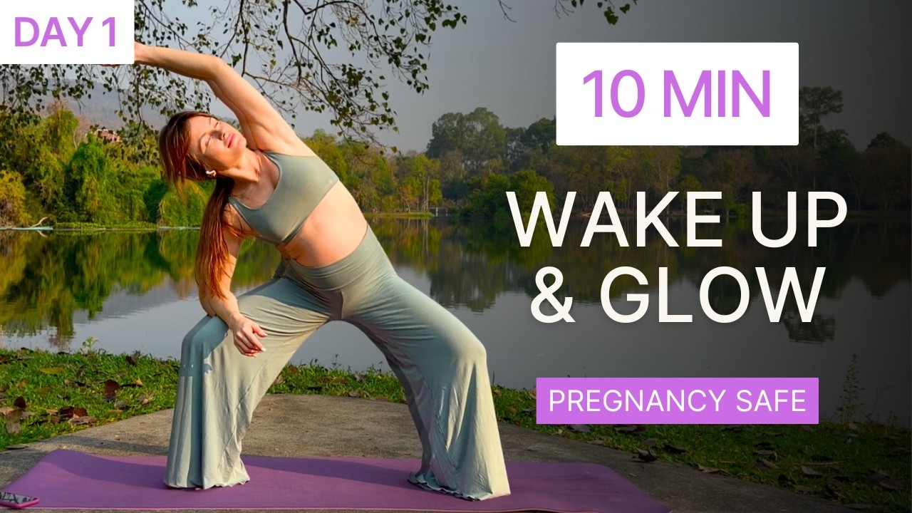 10 Min Morning Yoga for Beginners | Wake Up & Energize (Day 1)