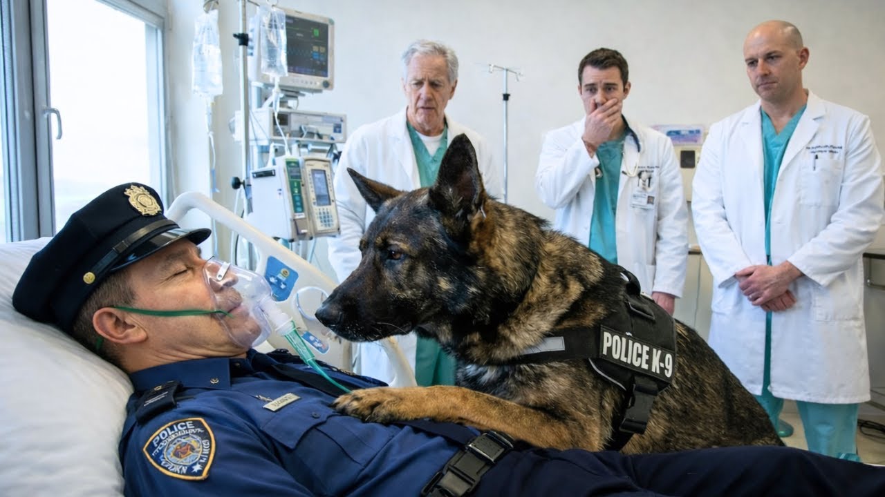 Un Chien Policier Rend Visite À Son Maître Mourant — Ce Qui Se Passe Ensuite Est Incroyable