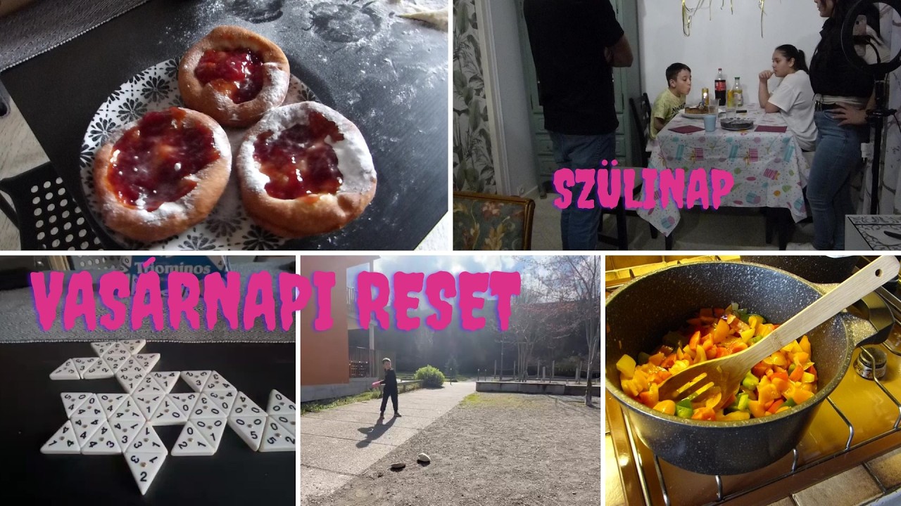 Szülinap,vasárnapi reset napi vlog