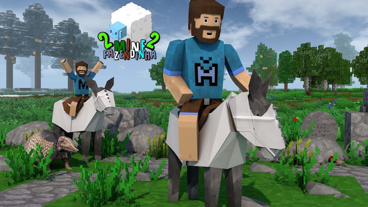 COMO DOMAR O BURRINHO COM ARMADURA NO SURVIVALCRAFT 2 MINE FAZENDINHA EPISODIO 9