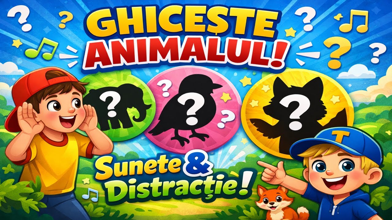 Ghiceste Animalul! | Sunete și Distracție pentru Copii  |  Tudorland Kids
