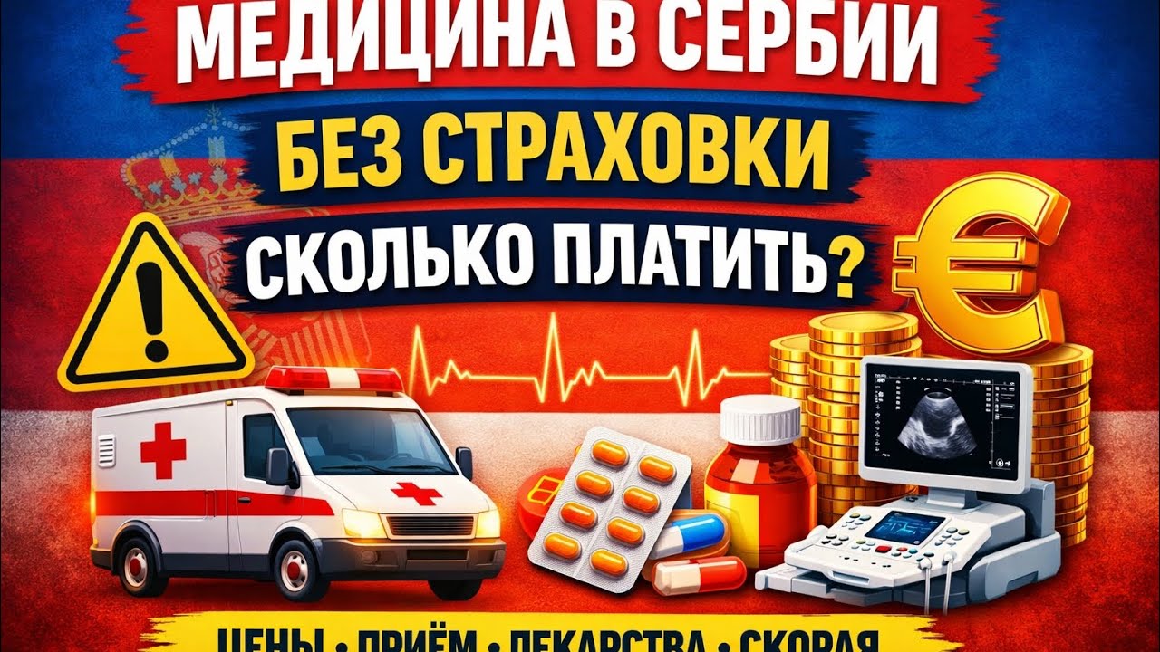 ЗАБОЛЕЛ в Сербии и нет страховки- сколько заплатишь.