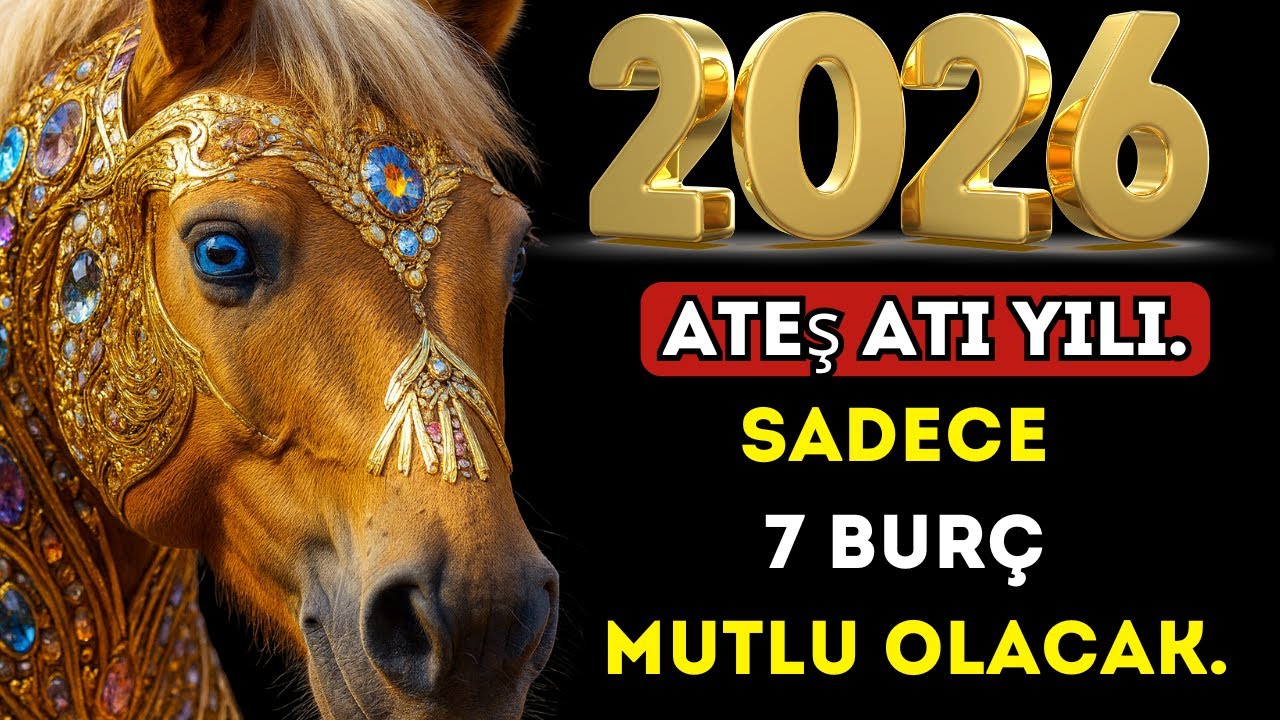 2026, Ateş Atı yılı. Sadece 7 burç mutlu olacak.