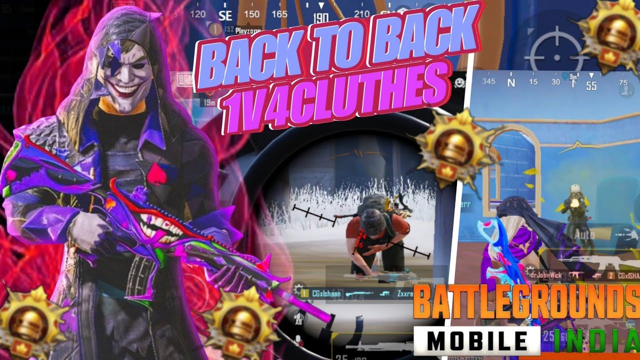  Solo vs Squad 1v4 Clutches You Need to See in 2025😈🥵