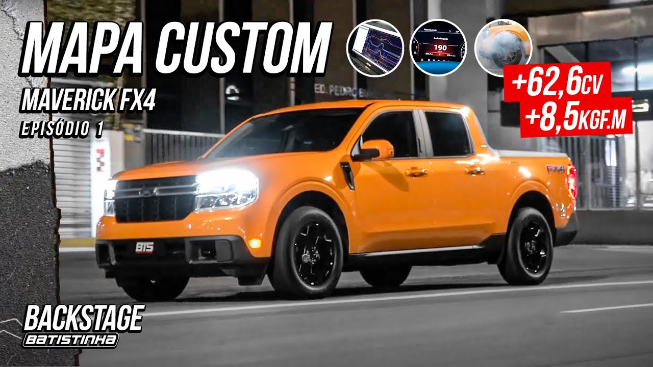Mapa Custom para Ford Maverick FX4 2022 - Ep. 01 - Backstage Batistinha