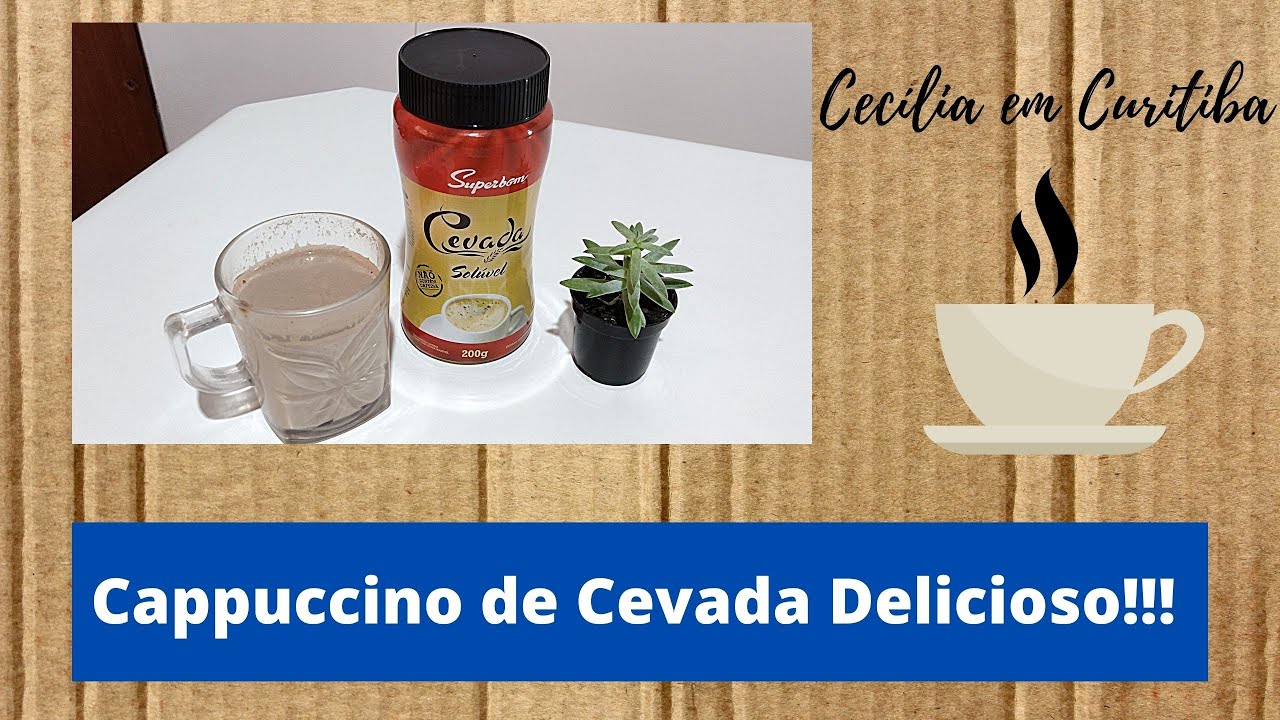 Cappuccino de Cevada Delicioso!!!