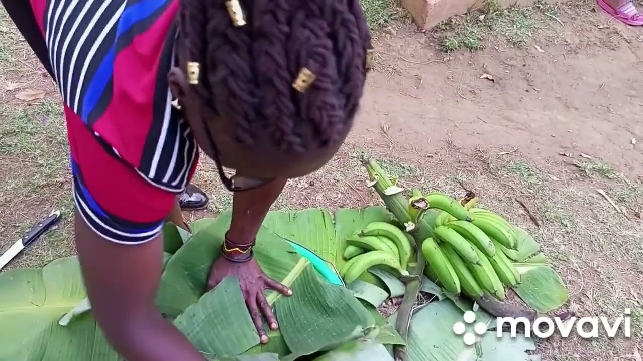 African village life//how to ripen bananas faster at home//natural.