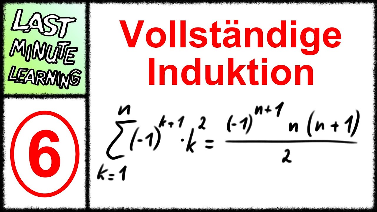 Vollständige Induktion - Aufgabe 6 - Summen