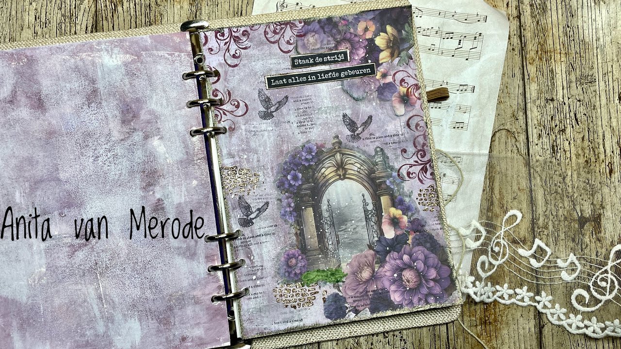Pagina met Collage paper - Growing & Blooming