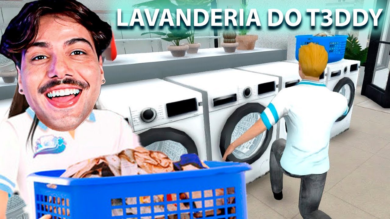 T3ddy INAUGUROU sua LAVANDERIA - Laundry Store Simulator (Versão Completa)