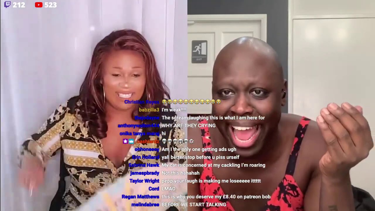 bob and peppermint laughing