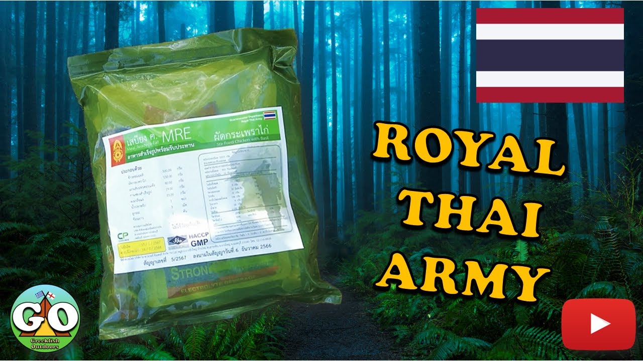 🇹🇭 Spicy 🌶️  Royal Thai Army MRE - Extremely Rare Tropical Ration