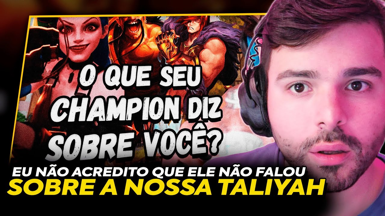 O QUE o SEU MAIN no LOL DIZ SOBRE VOCÊ? MINERVA REAGE e COMENTA