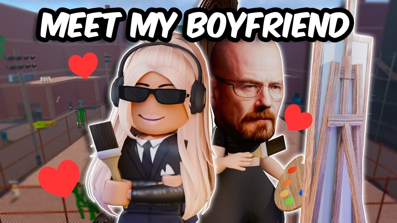 Teaching My IRL BOYFRIEND To Play Roblox..