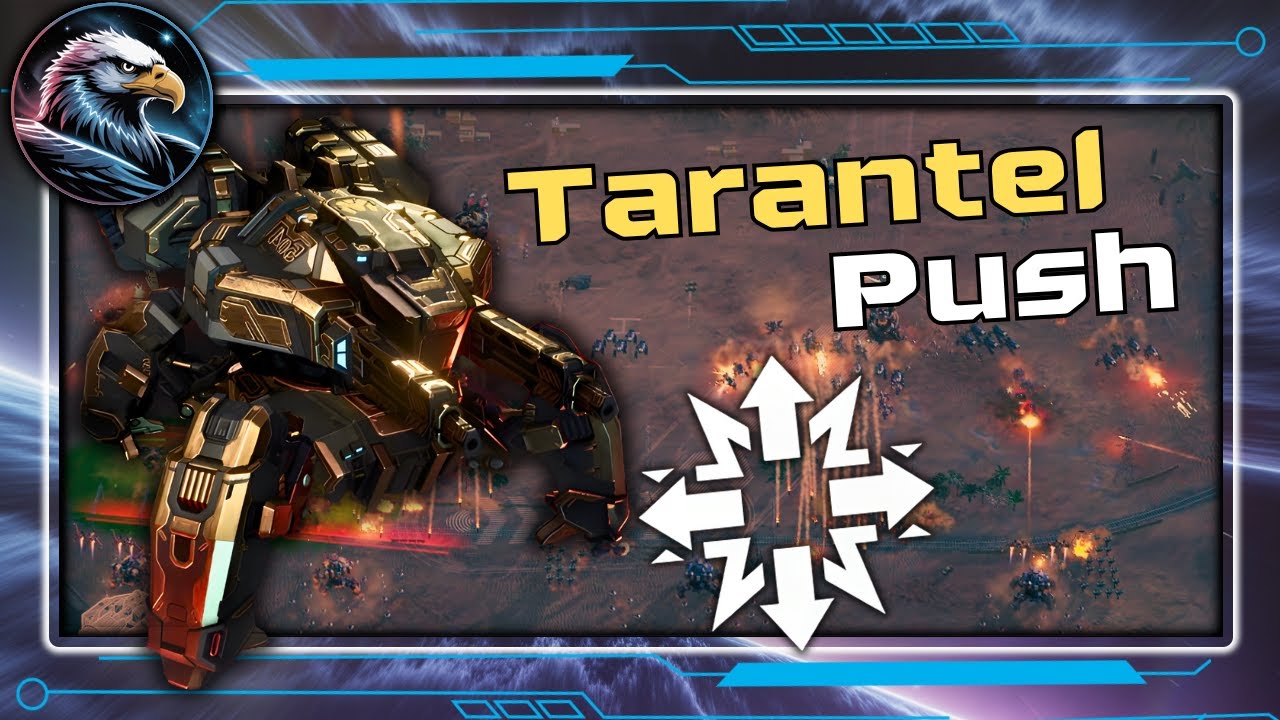 Tarantel Push mit Rhino Support | Mechabellum
