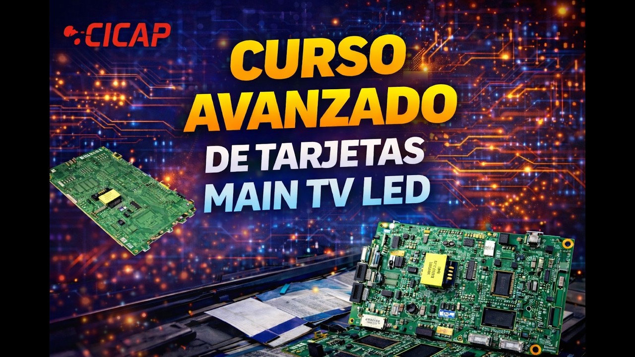 CURSO AVANZADO DE TARJETAS MAIN TV LED