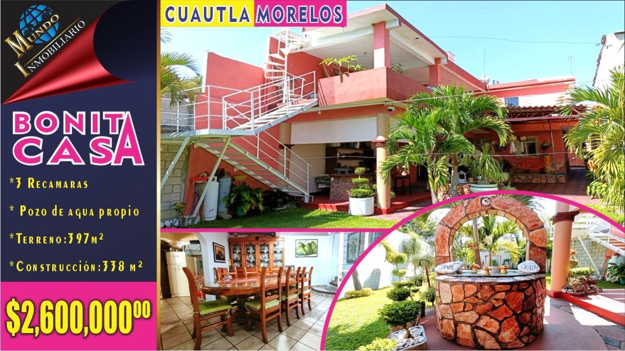 Casa Con 3  Recamaras y Pozo De A gua propia  En Santa Ines Morelos