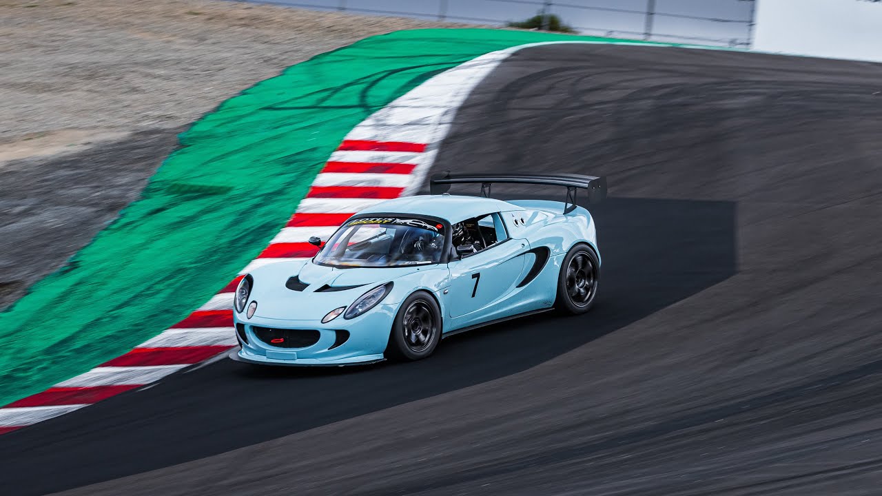 Lotus Elise K24 Sequential Laguna Seca 1:34.9