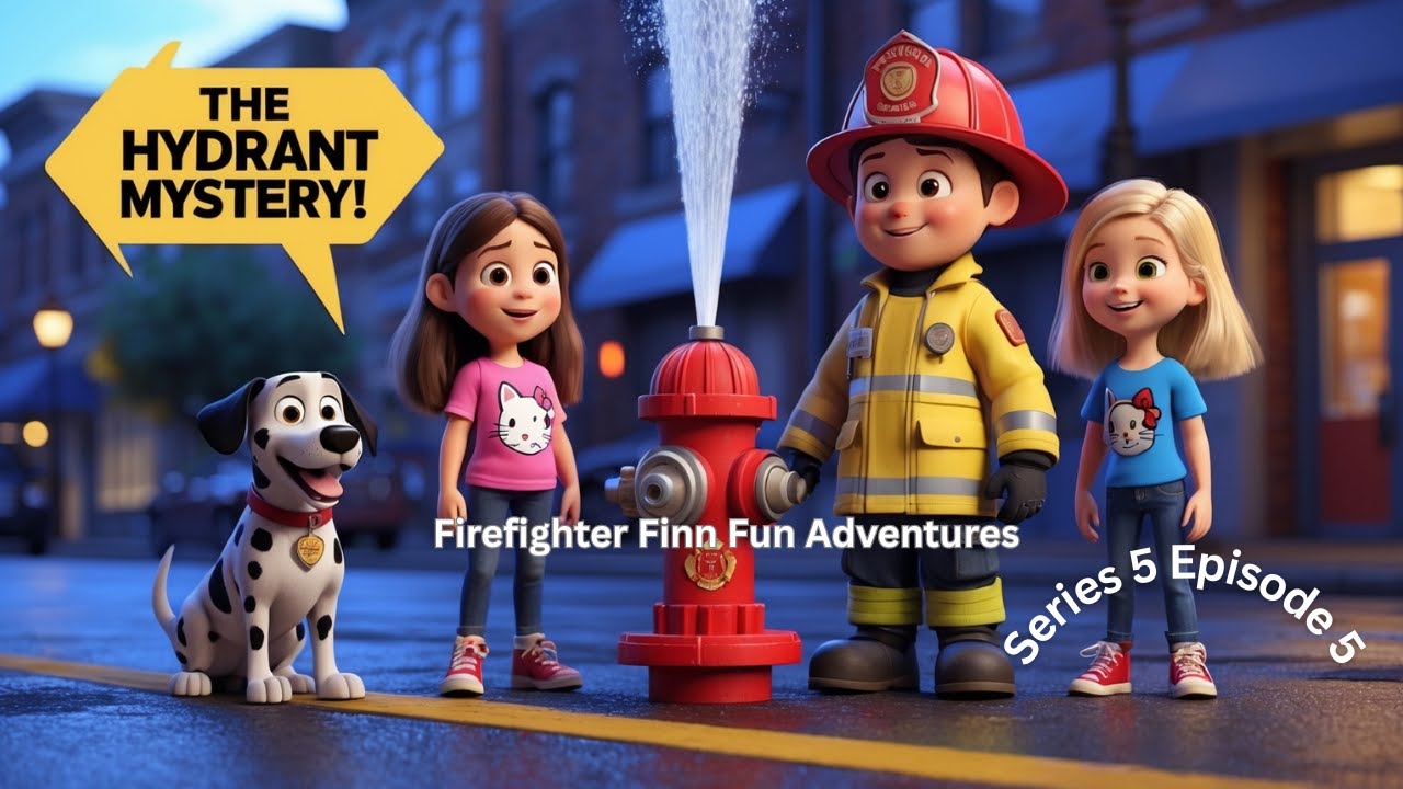 Fire Safety for Kids | Firefighter Finn Solves the Mystery of the Missing Fire Hydrants