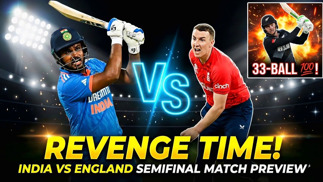 IND vs ENG Semifinal Preview! Can India Reach the Final?  NZ vs SA Review Finn Aliens Scored 100(33)