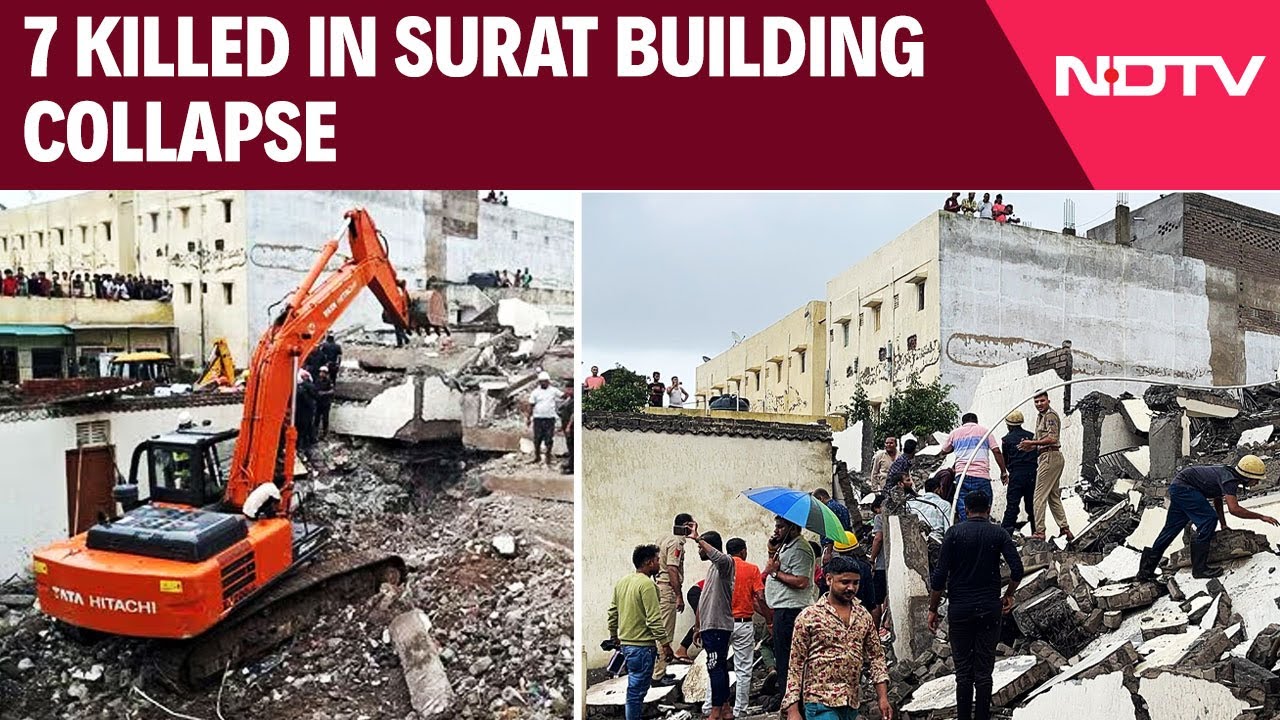Gujarat Building Collapse | 7 Killed In Surat Building Collapse