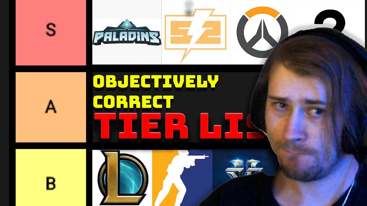 Best Competitive Games Tier List 2025