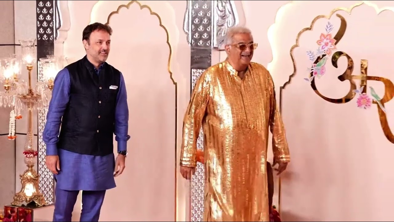 Jean Pigozzi arrives at Ambani wedding