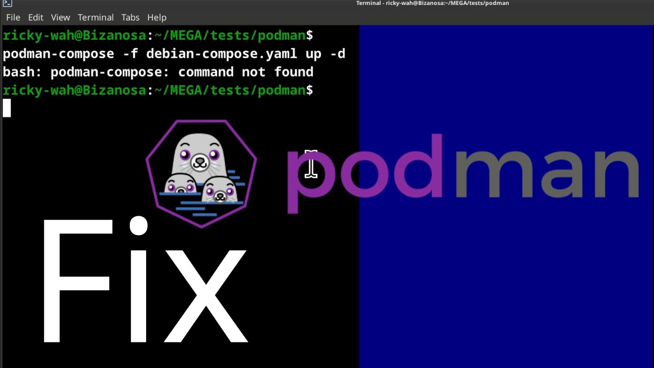 Fix Podman compose command not found- Podman-compose command not found