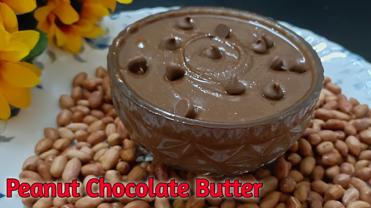 Peanut Chocolate Butter l  Homemade Peanut chocolate Butter l चॉकलेट पीनट बटर l Butter Recipe