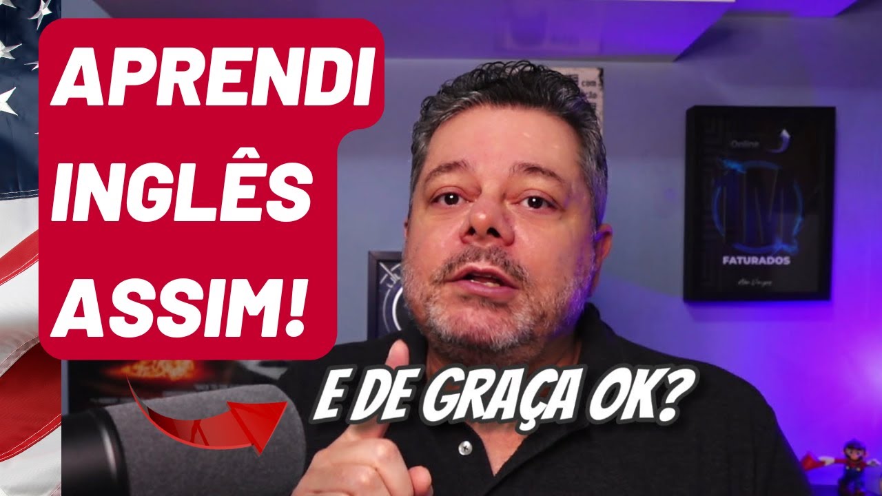 COMO APRENDER INGLÊS SOZINHO DE GRAÇA (a forma mais rápida e fácil para aprender inglês)