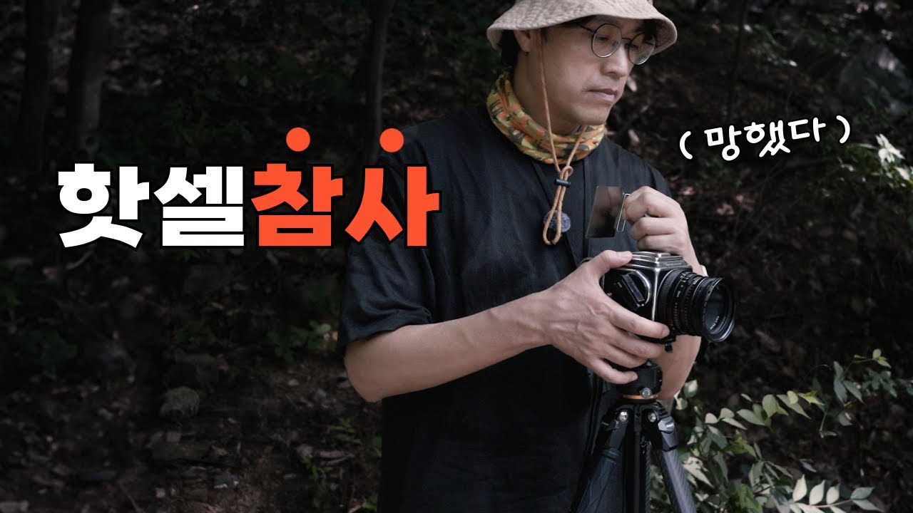 제습함에서 1년 만에 꺼낸 핫셀로 사진찍으면 생기는 일