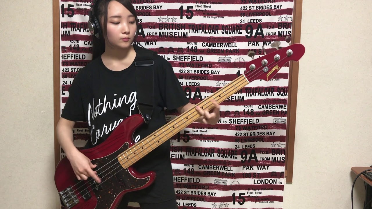 Nothing's Carved In Stone - Like a Shooting Star【Bass Cover】