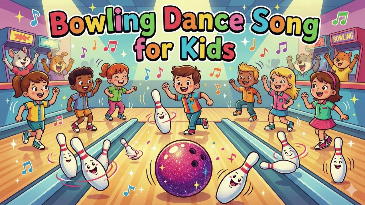 Bowling Dance Song for Kids | Fun Movement Music