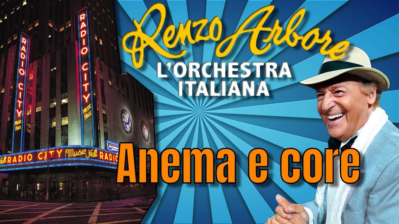 Renzo Arbore e L'Orchestra Italiana Anema e core da Radio City Music Hall
