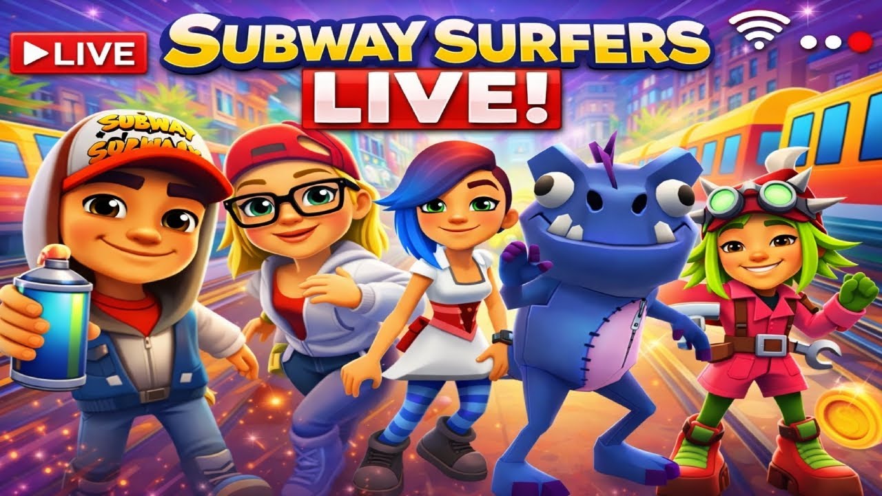 Subway Surfers gaming live 30 din challenge din 20 🚝🚅
