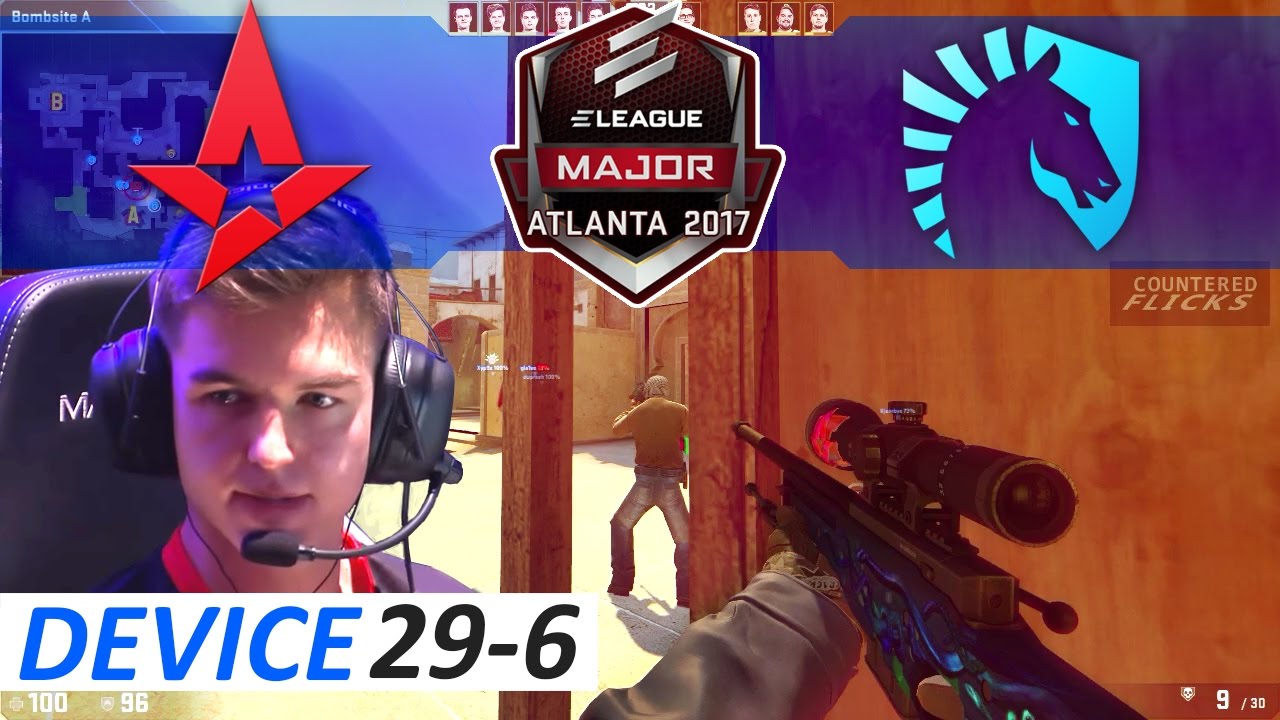 device POV 29-6 CS:GO - Liquid vs Astralis [Mirage] ELEAGUE Major 2017