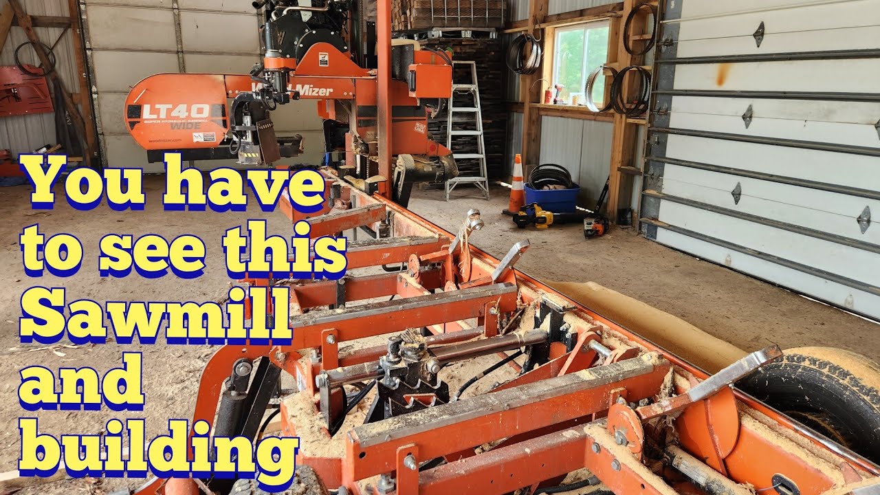 Diesel Woodmizer LT40 Super Wide Searching for sawmills episode # 9,
