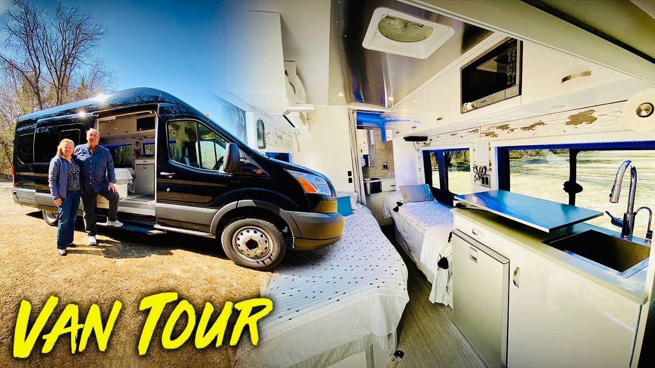 Home Builder Creates Extravagant DIY Van Conversion With Full Bath & Shower