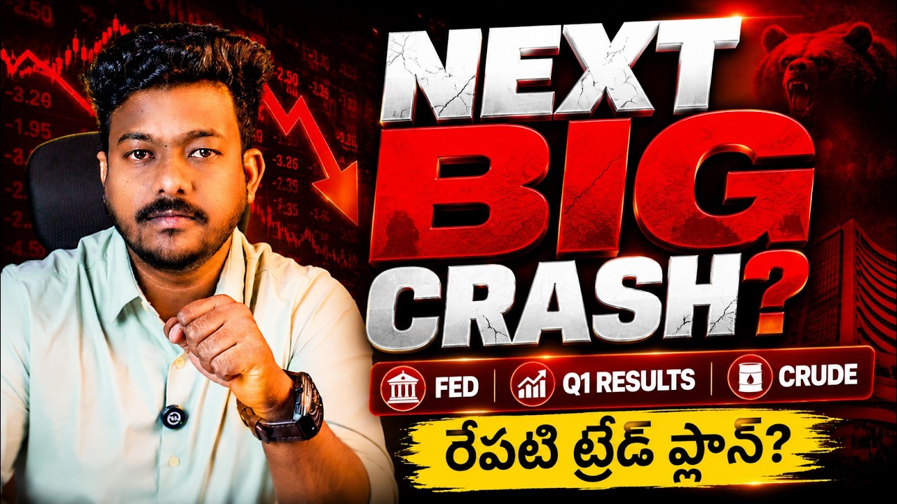 NIFTY CRASH CONTINUES? CRUDE ABOVE $100, FED SHOCK & MONDAY TRADE PLAN