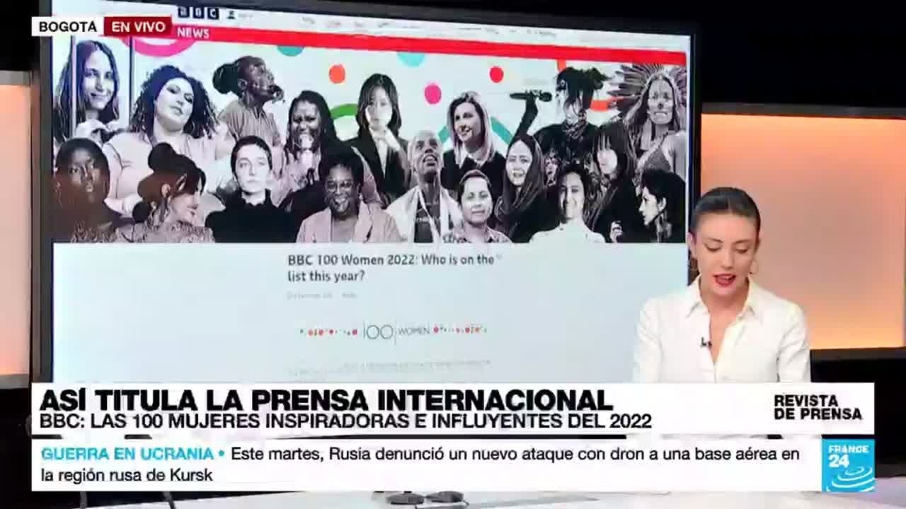 &iquest;Qui&eacute;n est&aacute; en la lista de 100 mujeres m&aacute;s influyentes del mundo de la 'BBC'? &bull; FRANCE 24 Espa&ntilde;ol