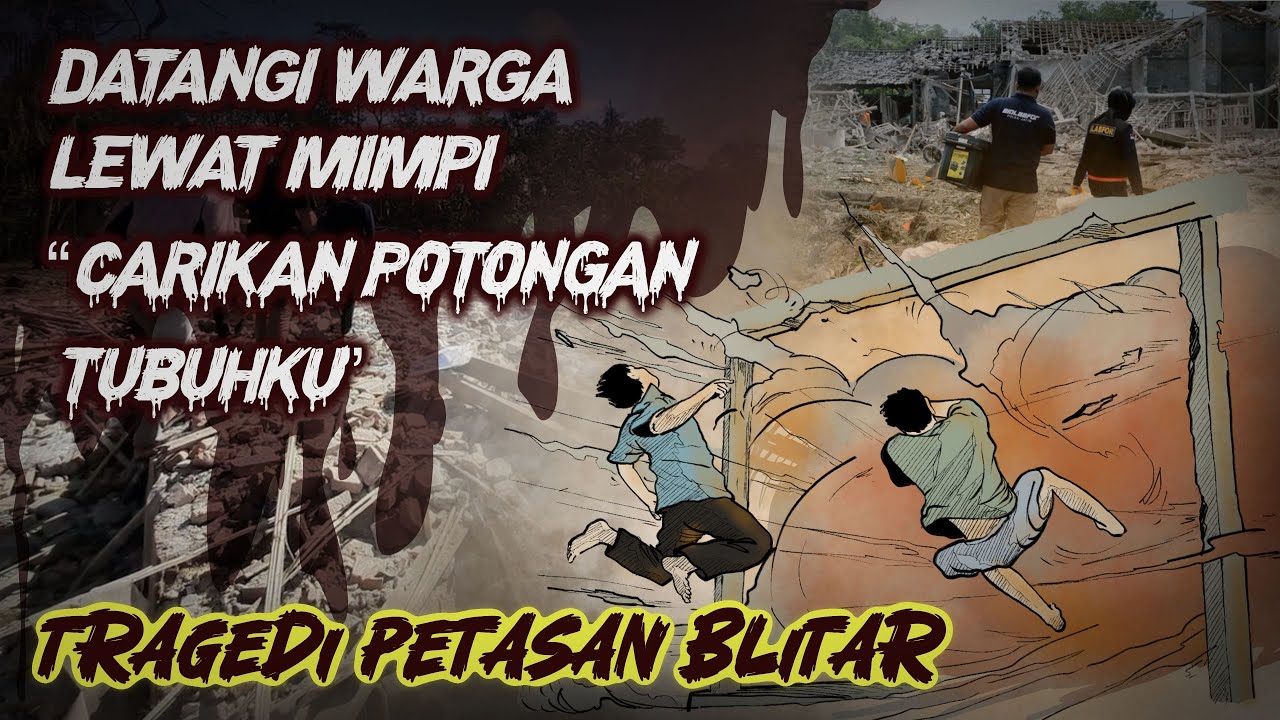 Dahsyatnya Petasan Blitar, Potongan Sampai Terlempar ke Atas Pohon