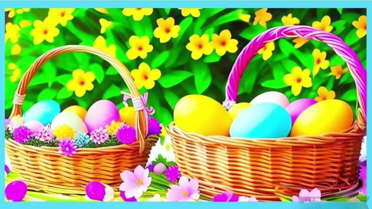 EASTER / SPRING  TV SCREENSAVER BACKGROUND (No sound) Imágenes De Fondo de Pantalla - sin sonido 🐰